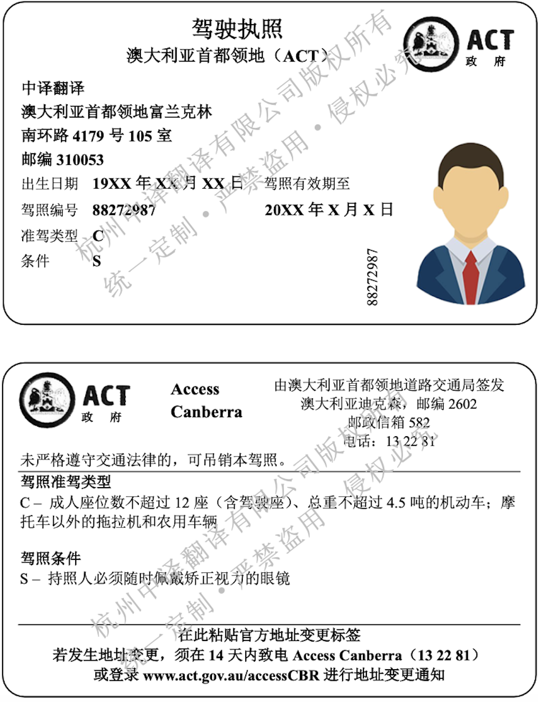 澳大利亞首都領地駕照翻譯成中文模板.png