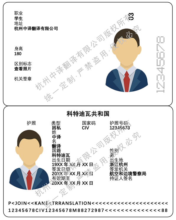 科特迪瓦護(hù)照翻譯成中文模板.png